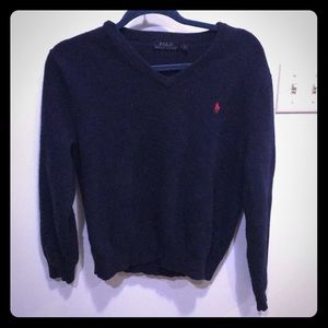 Navy polo size L, fits M